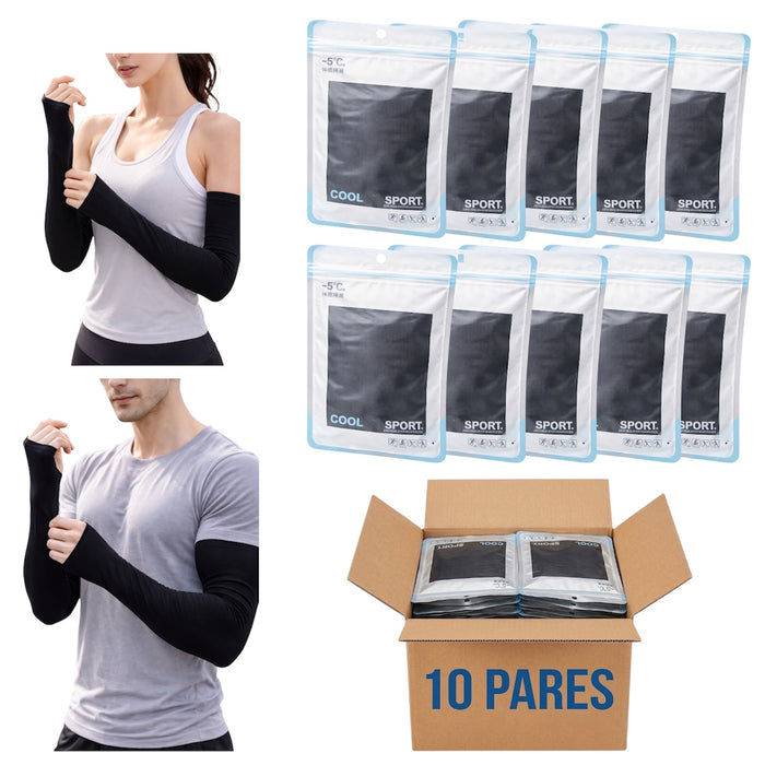 10 Par Mangas Protección Solar Anti UV