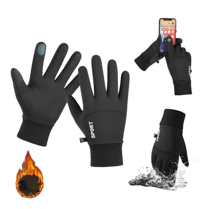 5 Pares Guantes Moto Impermeables Térmicos Táctiles