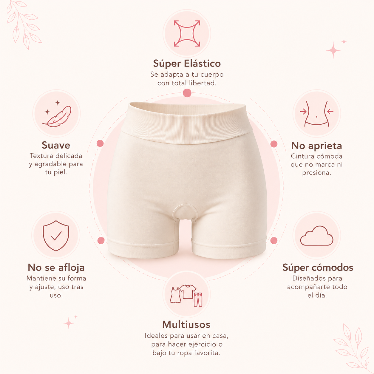 10 Pz Short Licra Dama