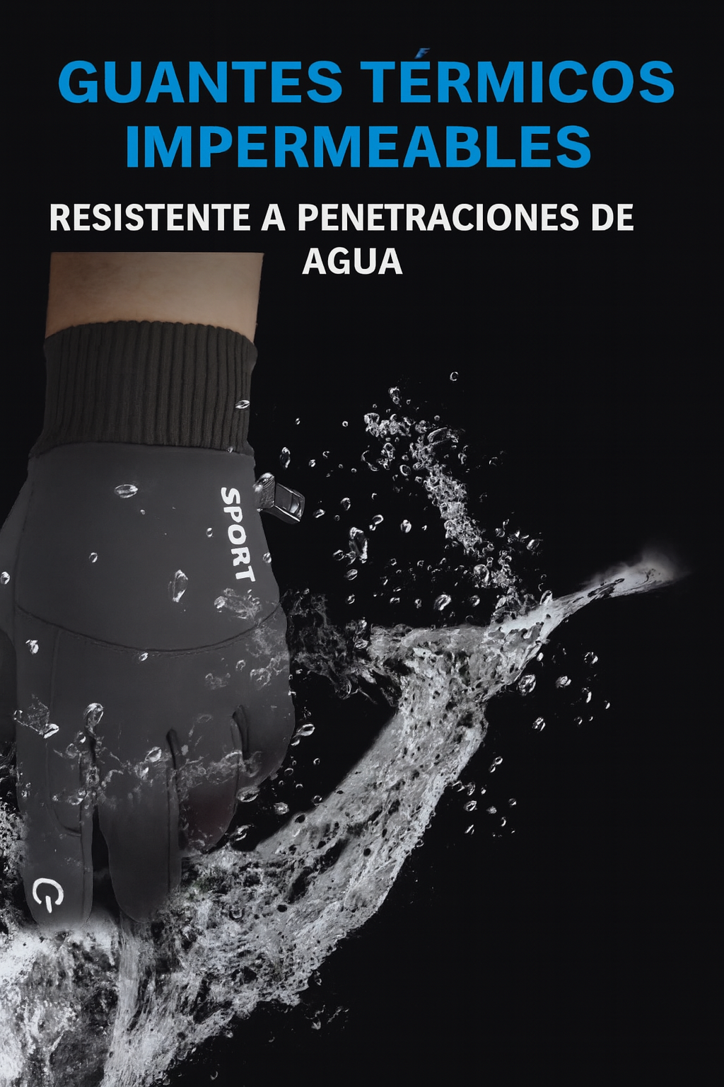 5 Pares Guantes Moto Impermeables Térmicos Táctiles