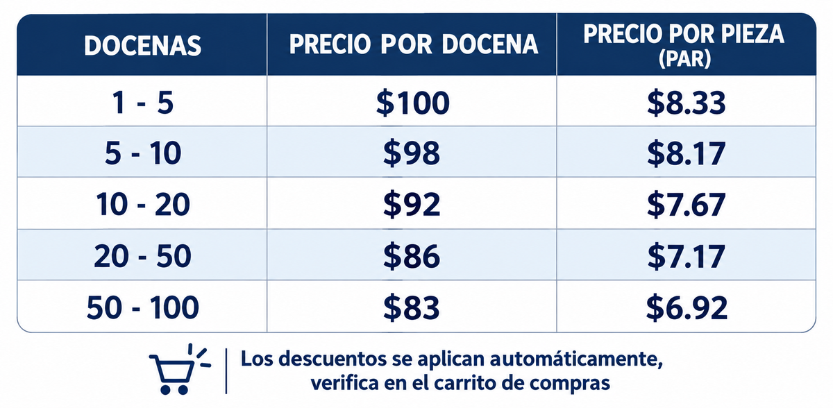 Docena Tin Dama Amanecer Algodón Surtido