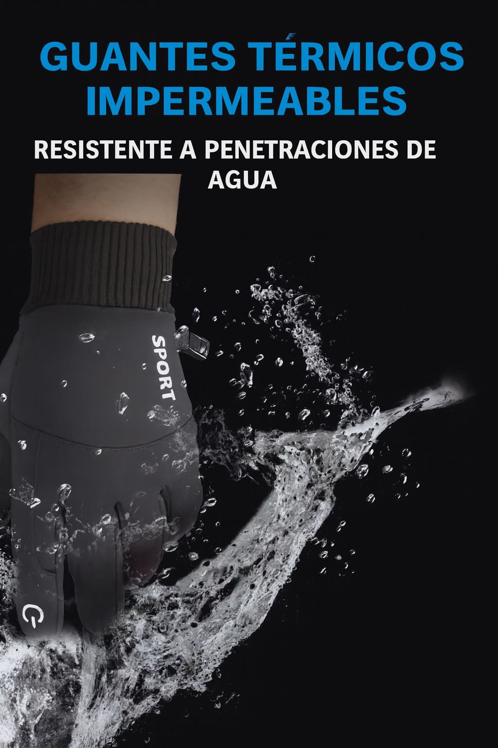 10 Pares Guantes Moto Impermeables Antideslizantes Dedo Tactil Unisex