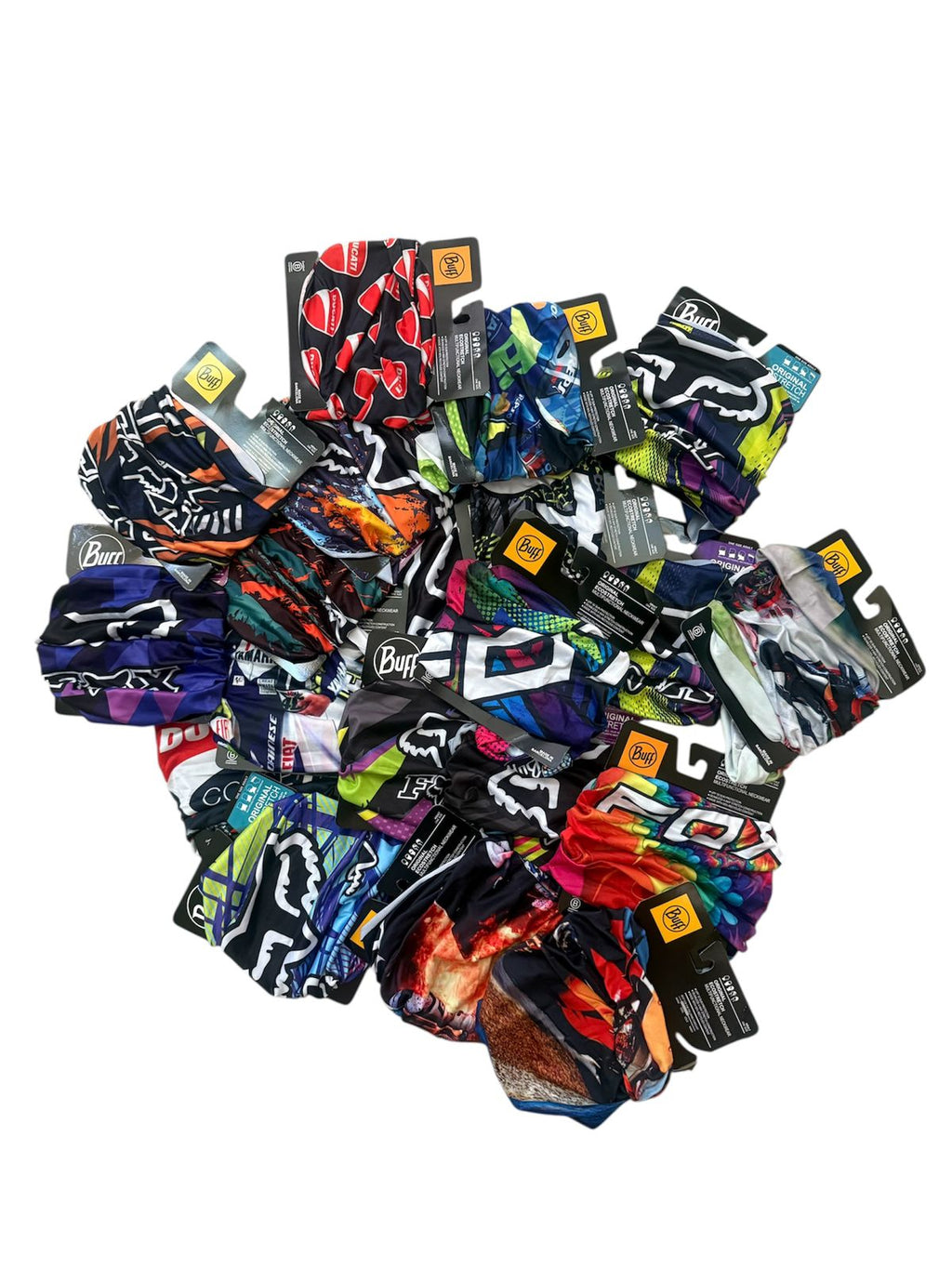 10 Pz Buff Cuellera para Moto Ciclismo Running